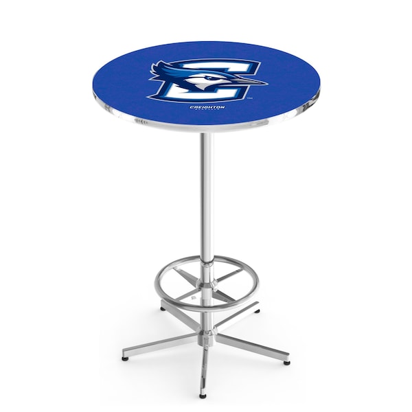 42" Chrome Creighton Pub Table